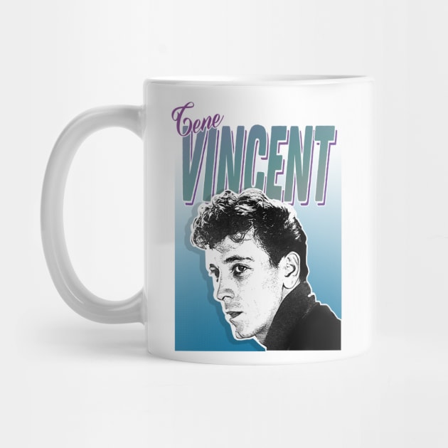 Gene Vincent - Retro Nostalgia Graphic Design by DankFutura